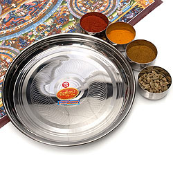 【ターリーセット】カレー大皿 [29cm]＆カレー小皿(約8.3cm×約4.2cm）×5点 - サブ2