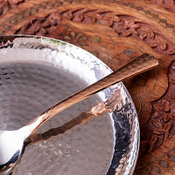 【12個セット】銅装飾槌目仕上げのディナースプーン　カレースプーン[約18.8cm] - サブ4