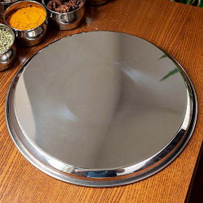 【ターリーセット】カレー大皿1枚とカレー小皿5枚セット 7 - 裏面です