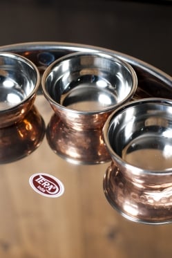 ロイヤルターリーセット トリプル(高級カレー大皿1枚と高級カレー小皿3枚のセット) - サブ2