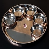 ロイヤルターリーセット クインティプル (高級カレー大皿1枚と高級カレー小皿5枚のセット)の商品写真