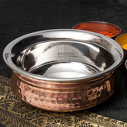 【6個セット】美しい槌目銅装飾仕上げ カダイ（直径：約13cm） - サブ2