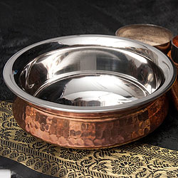 【6個セット】美しい槌目銅装飾仕上げ カダイ（直径：約15cm） - サブ2