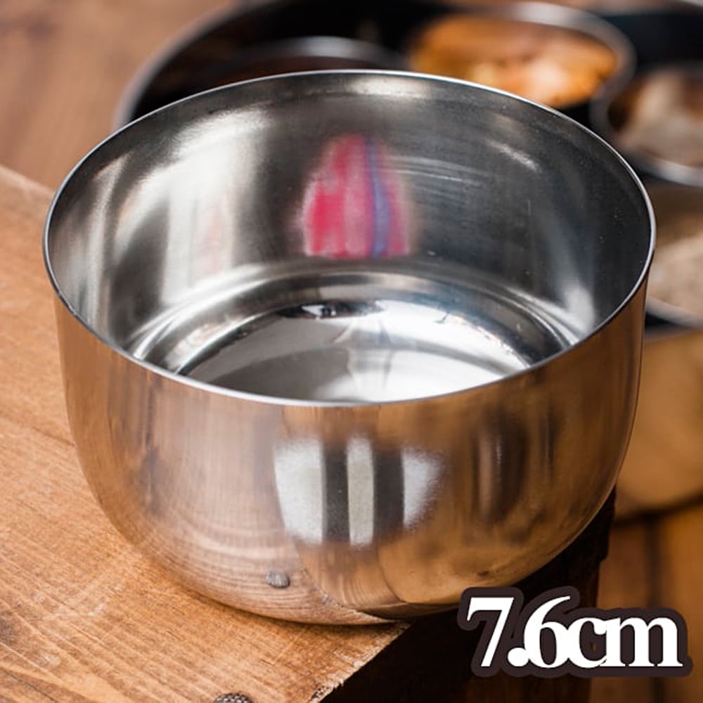 カレー皿セット[カレー大皿と小皿2枚のセット] 3 - カレー小皿(約7.6cm×約4cm）中サイズ サブジカトリの写真です