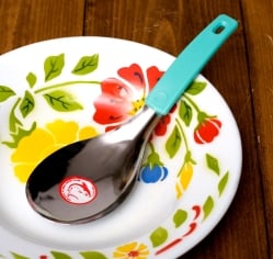 自由に選べる4つセット 昭和レトロなタイの大きめスプーン[22.5cm] - サブ3