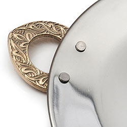 【6個セット】タヴァ槌目仕上げ　チャパティやローティ用のフライパン（直径：18cm程度） - サブ4