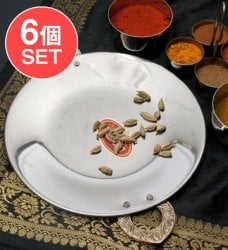 【6個セット】タヴァ槌目仕上げ　チャパティやローティ用のフライパン（直径：20cm）の商品写真