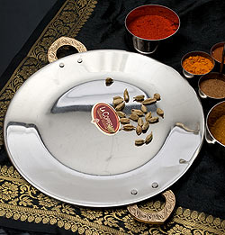 【6個セット】タヴァ槌目仕上げ　チャパティやローティ用のフライパン（直径：24cm） - サブ2