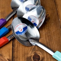 お得な選べる4本セット タイのカラフル サーバースプーン[26cm] - サブ4