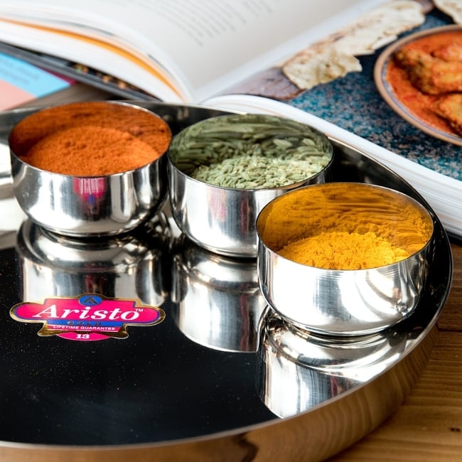 【4個セット】カレー大皿 [27.5cm]-重ね収納ができるタイプ 8 - 雰囲気がでるお皿です