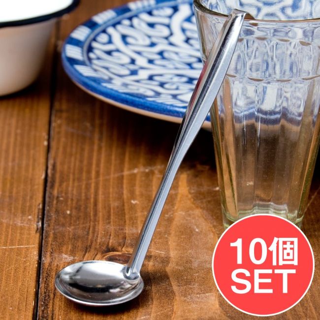 【10個セット】フック付きタイのミニお玉 約5ml 調味料をすくうのに便利の写真セット,タイ,調理器具,ミニレードル,お玉,おたま,柄杓