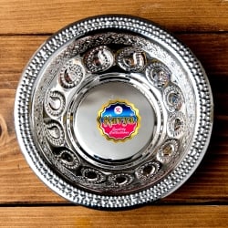 【12個セット】ペイズリーエンボスのアルミ皿 ボウル【直径：15.5cm】 - サブ2