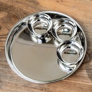 カレー大皿 [27.5cm]とダールカトリ3個のセット(SET-FOOD-882)