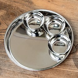 カレー大皿 [27.5cm]とダールカトリ3個のセットの商品写真