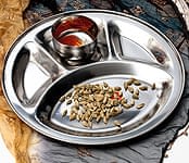 カレー丸皿とカレー小皿のセットの商品写真