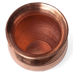 【3個セット】インドの水さし【銅】[高さ約10cm]  約600ml - サブ3