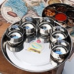 【ターリーセット】カレー大皿 [29cm]＆カレー小皿(約7.5cm×約4.2cm）×5点の商品写真