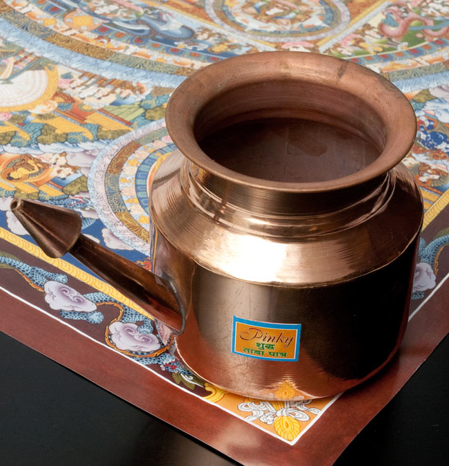 【6個セット】ネティポット　鼻うがい（鼻水差し）[約500ml 直径：約9.5cm 高さ：約10cm] - サブ2