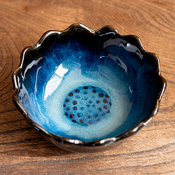 【お得なSET】エスニック気分を盛り上げる　ロータスシリーズ　スープセットSサイズ　Blue - サブ4