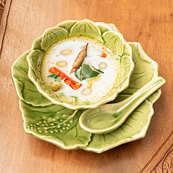 【お得なSET】エスニック気分を盛り上げる　ロータスシリーズ　スープセットMサイズ　Blue - サブ5