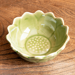 【お得なSET】エスニック気分を盛り上げる　ロータスシリーズ　ボウル4点セット　Yellow green - サブ5