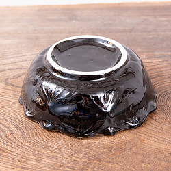 エスニック気分を盛り上げる　ロータスボウル　14cm　Blue - サブ4