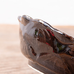 エスニック気分を盛り上げる　ロータスボウル　14cm　Blue - サブ5