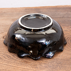 エスニック気分を盛り上げる　ロータスボウル　17cm　Blue - サブ4