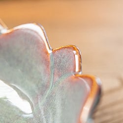 エスニック気分を盛り上げる　ロータスボウル　17cm　Sky purple - サブ5