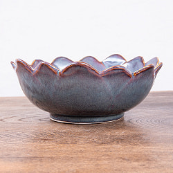 エスニック気分を盛り上げる　ロータスボウル　21cm　Sky purple - サブ3