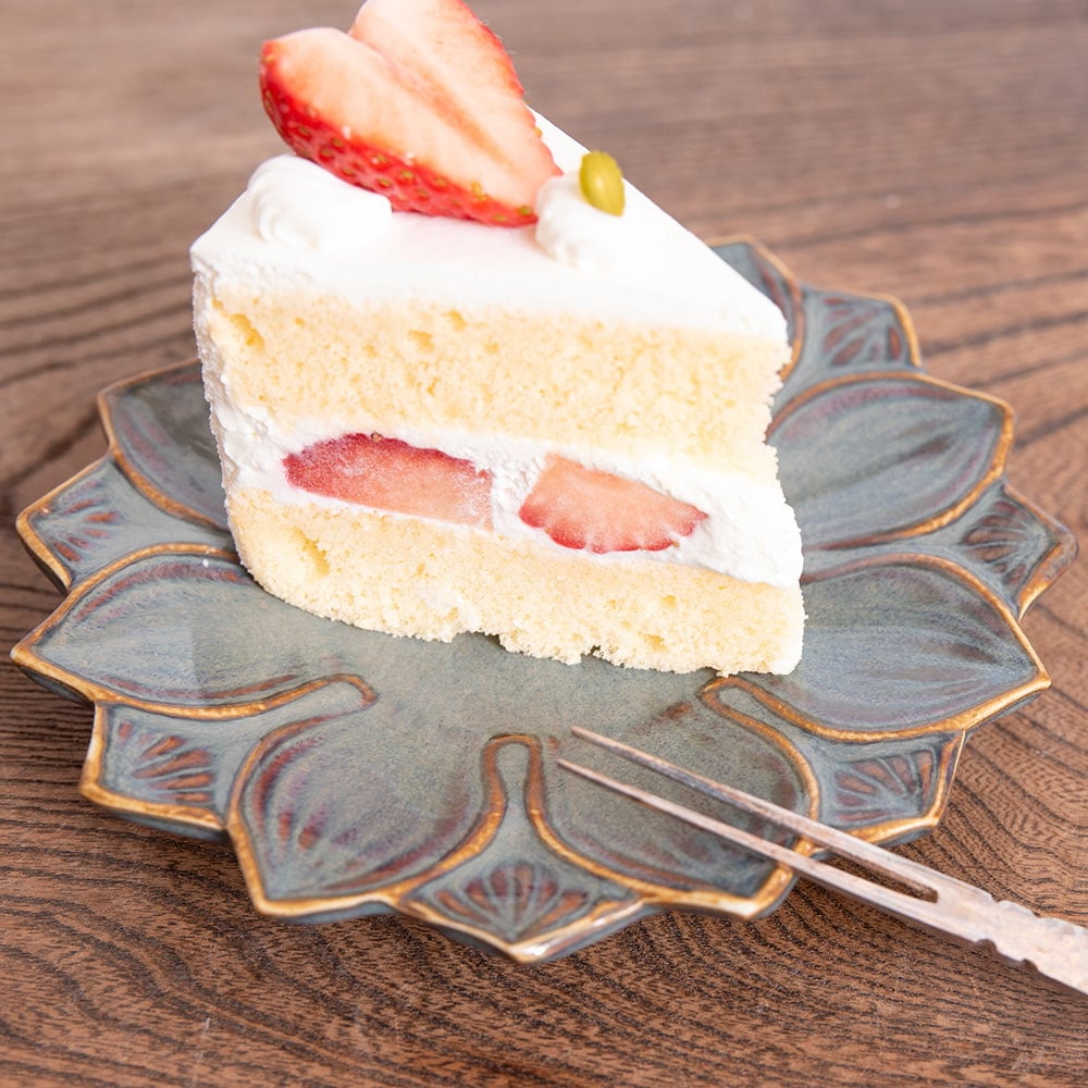 エスニック気分を盛り上げる　ロータスプレート　14cm　Sky purple4枚目の説明写真です