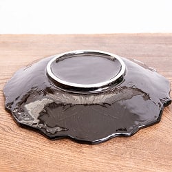 エスニック気分を盛り上げる　ロータスプレート　23.5cm　Blue - サブ4