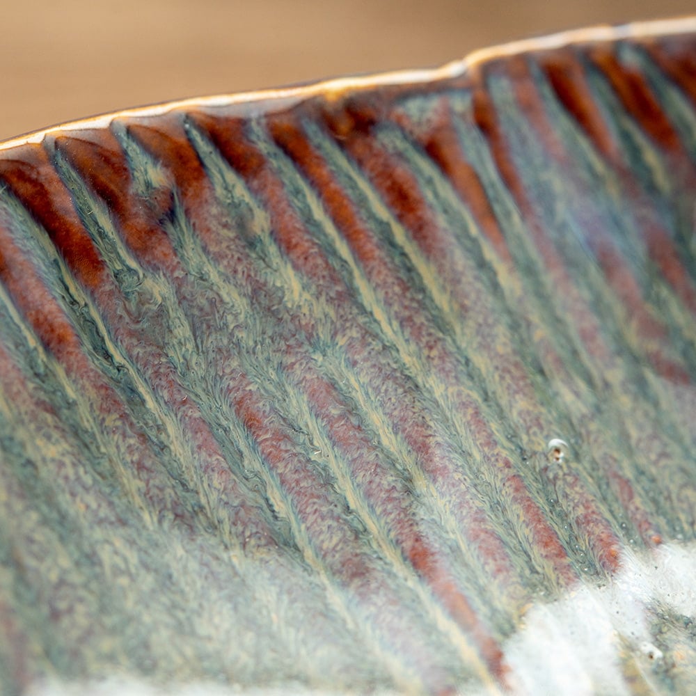 エスニック気分を盛り上げる バナナリーフプレート 31cm Yellow green4枚目の説明写真です