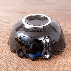 エスニック気分を盛り上げる　ロータスボウル　10cm　Blue - サブ5