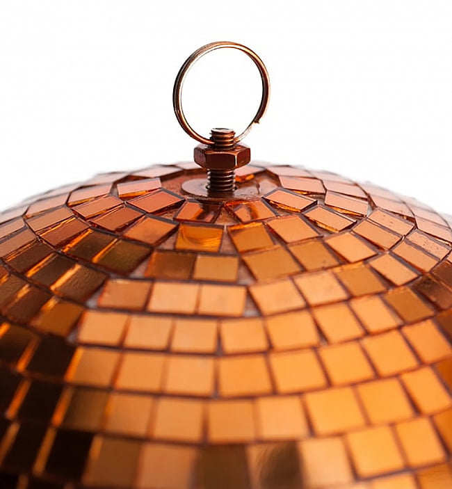 ミラーボール −銅色[300mm] 4 - フック部分の様子です