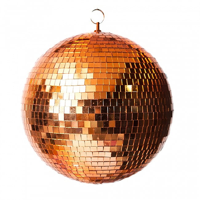 ミラーボール −銅色[300mm]の写真ミラーボール,デコレーション,パーティ,イベント