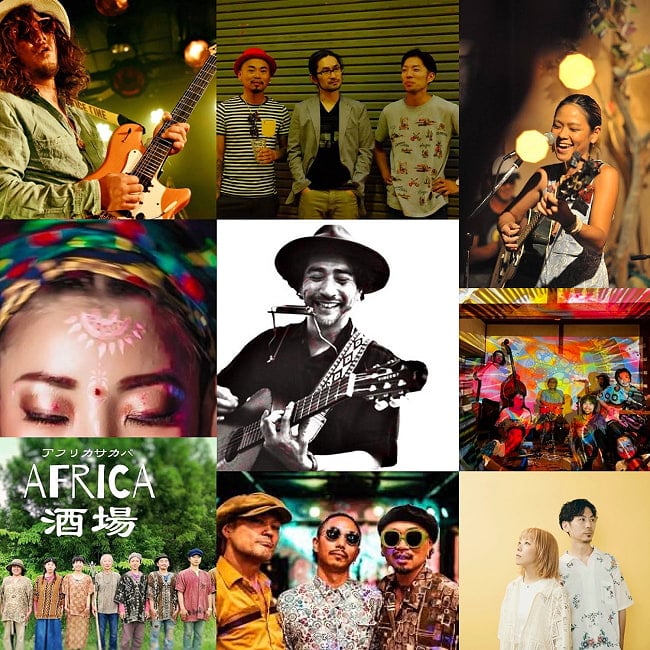 [E-TICKET]極楽温泉音楽祭2025 - 5月30日-6月1日(金・土・日) 3 - 数多くのバンドが出演♪