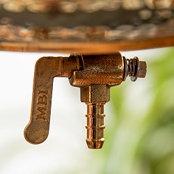 施術しやすい形のシロダーラポット コック付き 1800cc - サブ5