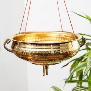 施術しやすい形のシロダーラポット コック付き 1800cc