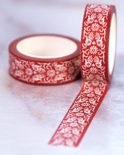 赤い手-ティラキタオリジナル マスキングテープ 15mm x 10m - サブ2