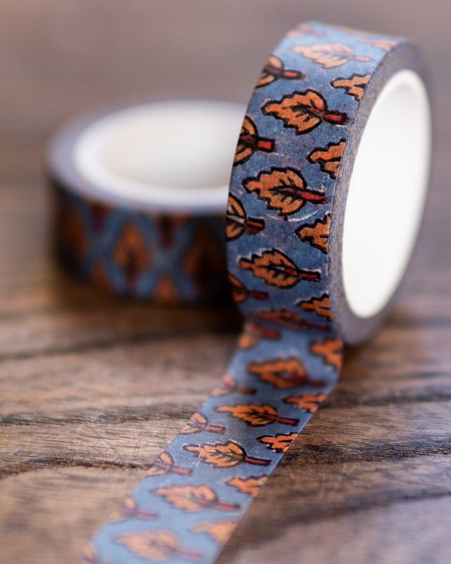 イエローツリー-ティラキタオリジナル マスキングテープ 15mm x 10mの写真マスキングテープ,マスキング,テープ,かわいい,インドデザイン