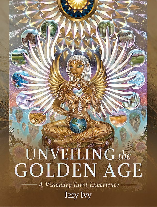 アンべリングザゴールデンエイジタロット - Unveiling The Golden Age Tarot: A Visionary Tarot Experiencの写真1枚目です。パッケージ写真ですオラクルカード,占い,カード占い,タロット