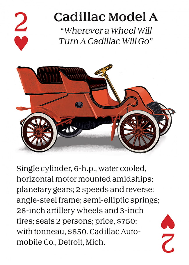 世紀末の自動車 - Turn of the Century Motor Cars 2 - カードの大きさはこのくらいです