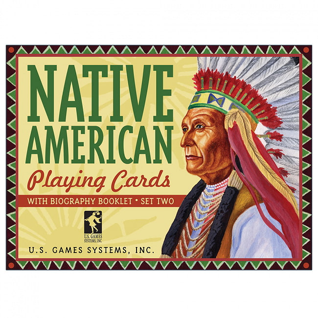 ネイティブ アメリカンのトランプ セット 2 - Native American Playing Cards Set Twoの写真1枚目です。パッケージ写真ですオラクルカード,占い,カード占い,タロット