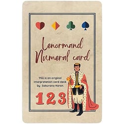 ルノルマン・ヌーメラルカード - Lenormand Numeral Card(ID-SPI-1015)