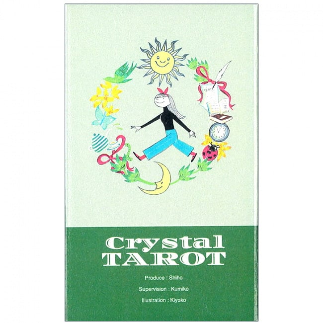 クリスタルタロット - Crystal TAROTの写真1枚目です。表紙オラクルカード,占い,カード占い,タロット