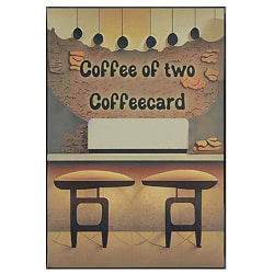コーヒーオブトゥーコーヒーカード - coffee of two coffee cardの商品写真