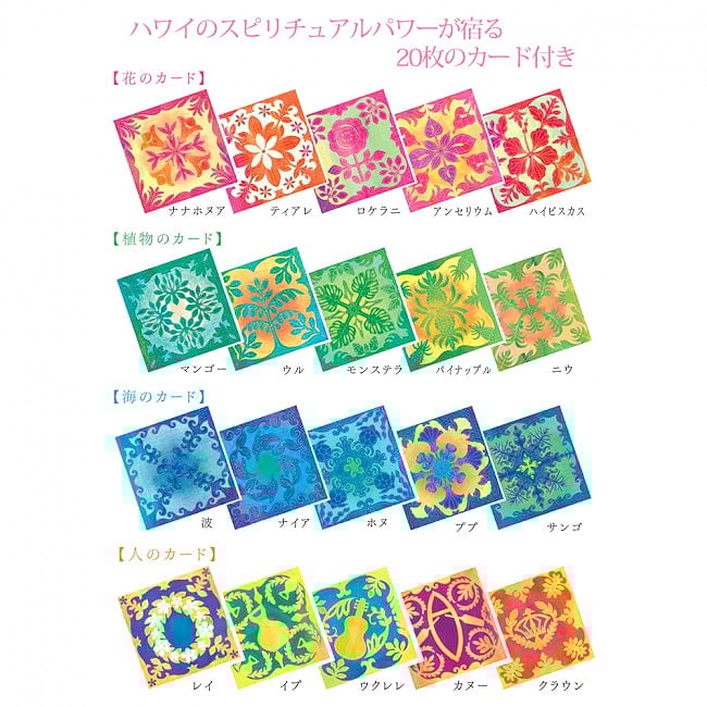 ハワイアン・スピリチュアルタロット - hawaiian spiritual tarot 3 - 内容