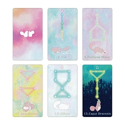 ぽちゃリスのジオマンシーカード - Chubby squirrel geomancy card - サブ2