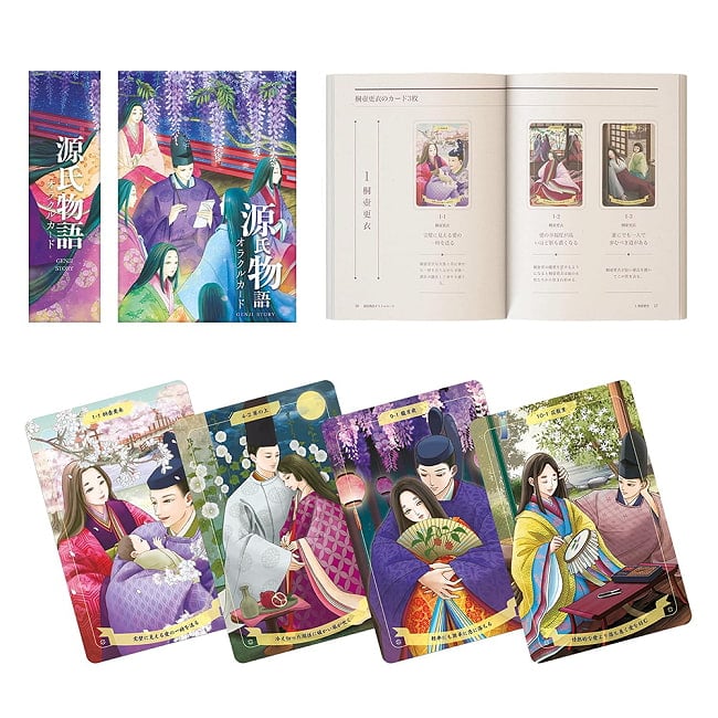 源氏物語オラクルカード - The Tale of Genji Oracle Cards 3 - 素敵なカードです、あなたはなにを問いますか？